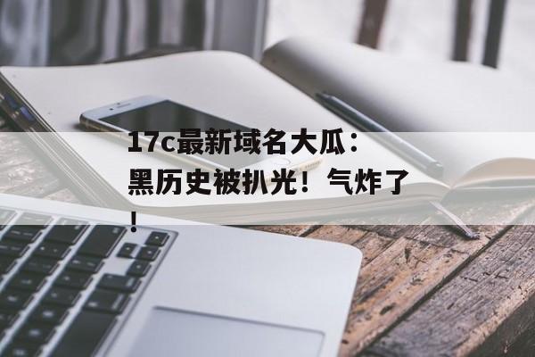 17c最新域名大瓜：黑历史被扒光！气炸了！